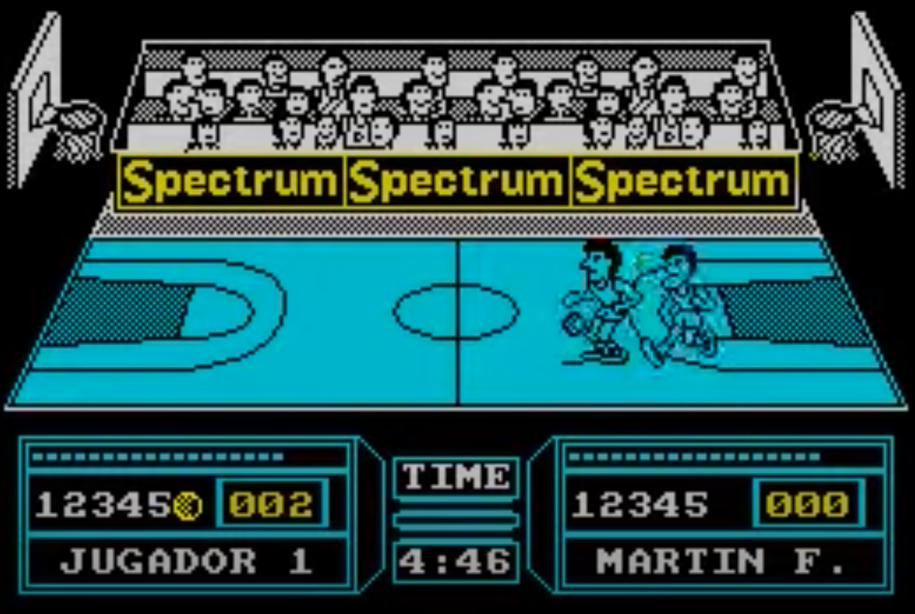 Fernando Martín Basket Master — ZX Spectrum Walkthrough